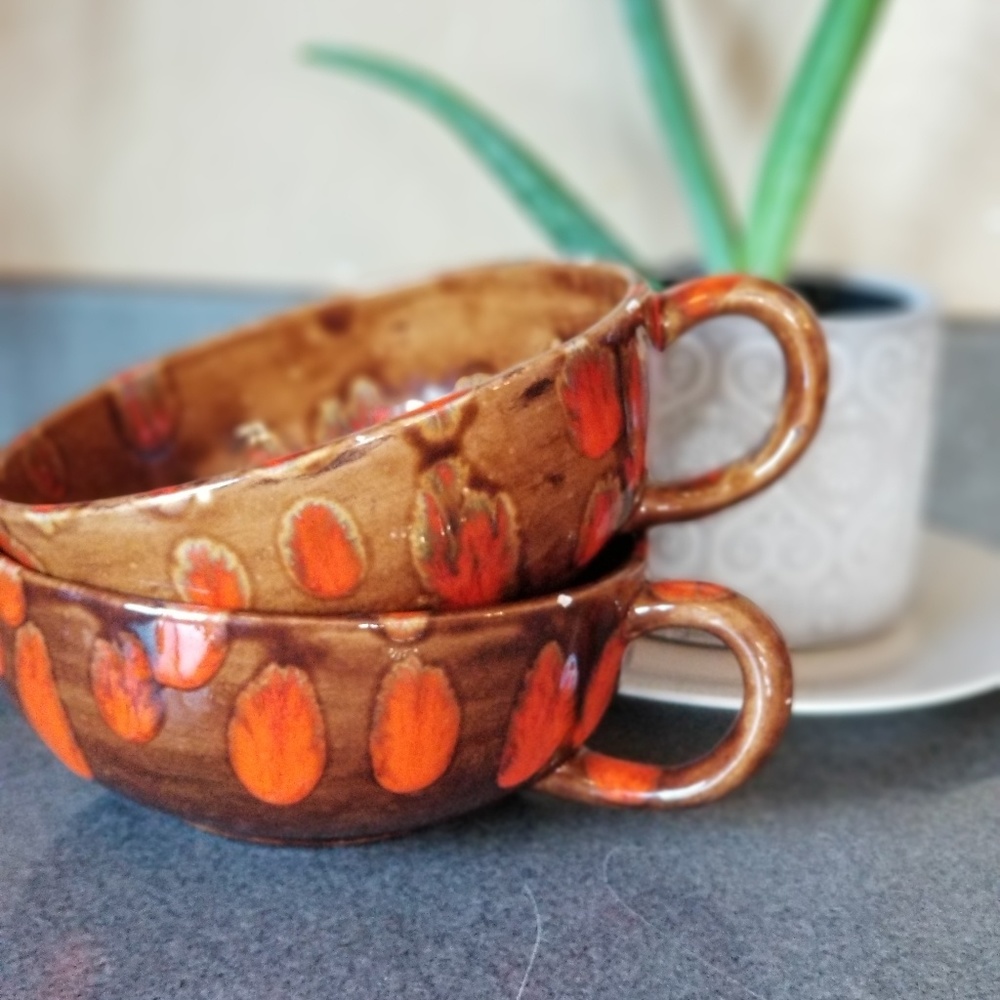🌿 SOLD Arnels large mugs🌿